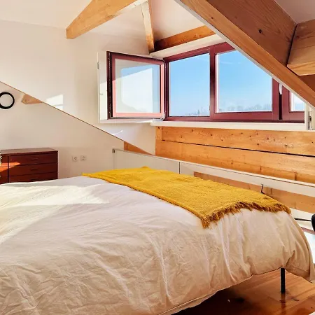 Sol Do - 2 Bed Penthouse Luis Bridge View Порту
